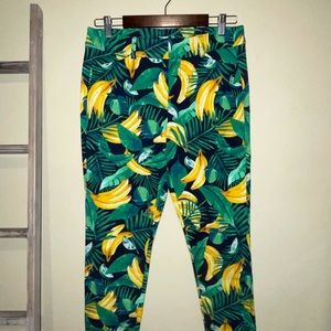 Limited Old Navy Banana Tropical Pants